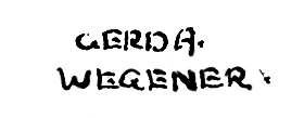 Gerda Wegener Signature
