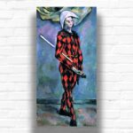 Harlequin by Paul Cezanne Paint by Number Large - French Post Impressionism Art