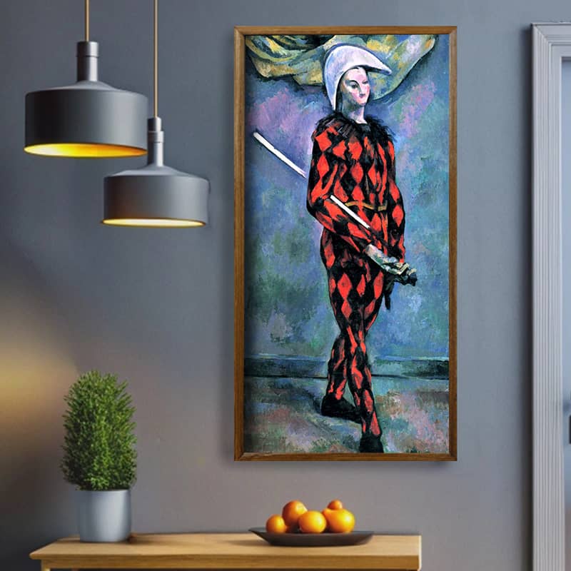 Harlequin by Paul Cezanne Paint by Numbers Kit Large - French Post Impressionism Art