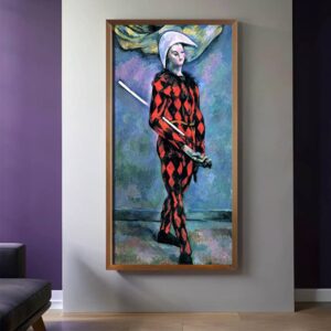 Harlequin by Paul Cezanne Paint by Numbers Large - French Post Impressionism Art