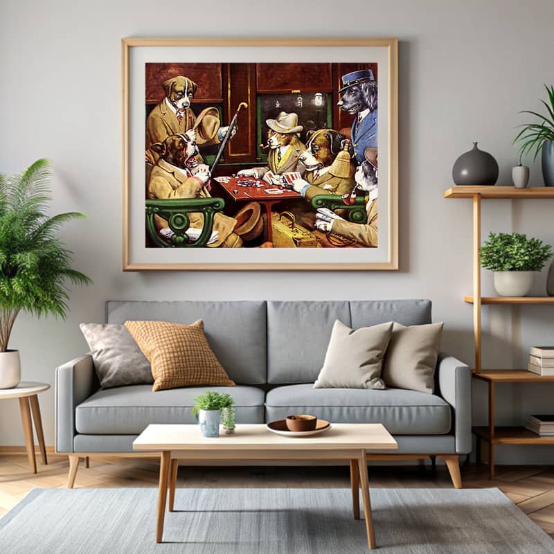 His Station and Four Aces by Cassius Marcellus Coolidge - Paint by Numbers Kit