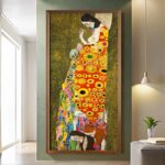 Hope II by Gustav Klimt Paint by Numbers – Famous Art, Large Wall Decor