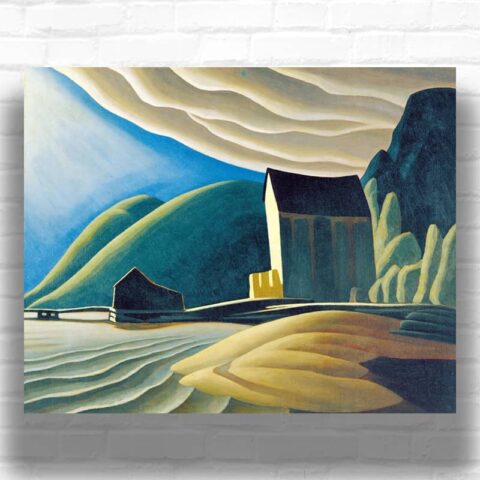 Ice House, Coldwell, Lake Superior by Lawren Harris Paint by Numbers - Art Deco Art