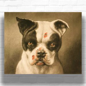 I'm a Bad Dog! What Kind of a Dog are You Paint by Numbers – Vintage Dog Portrait