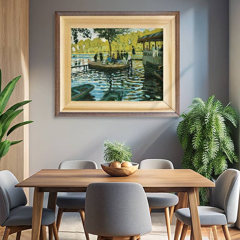 La Grenouillere by Claude Monet Paint by Number - Famous Artwork