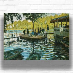 La Grenouillere by Claude Monet Paint by Numbers - Famous Artwork