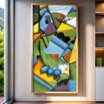 Landscape with House at Ceret by Juan Gris 1913 – Large Paint by Numbers Kit