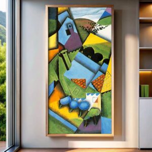 Landscape with House at Ceret by Juan Gris 1913 – Large Paint by Numbers Kit