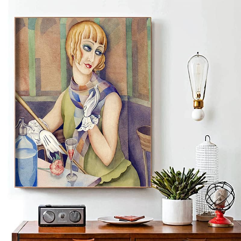 Lili Elbe by Gerda Wegener Paint by Number - Famous Art Deco Art