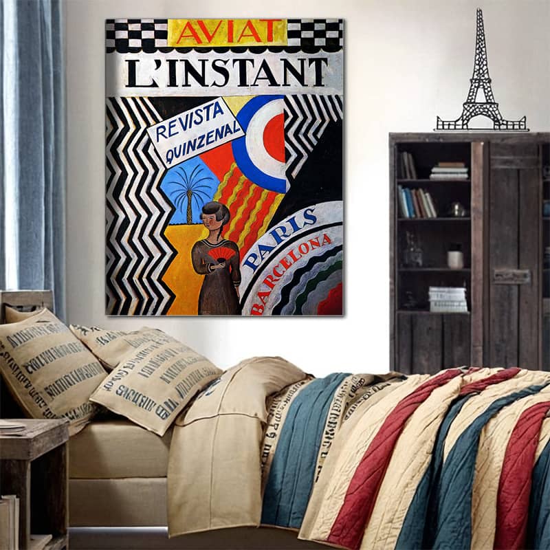 L'instant by Joan Miro Paint by Number – Cubism Art Poster
