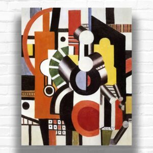 Machine Elements by Fernand Leger Paint by Numbers - Cubism Geometric Art