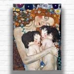 Mother and Child Twins by Gustav Klimt Paint by Numbers Kit – Famous Art