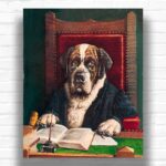 NO GRAFT HERE by Cassius Coolidge Paint by Numbers – Vintage American Dog Art