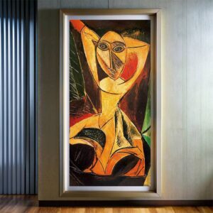 Nude with Raised Arms by Picasso Paint by Numbers - Famous Art on Large Canvas
