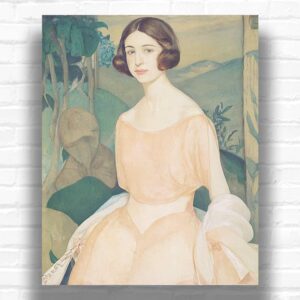 Portræt Af Lillian Lauritzen by Gerda Wegener Paint by Numbers – Famous Art Deco