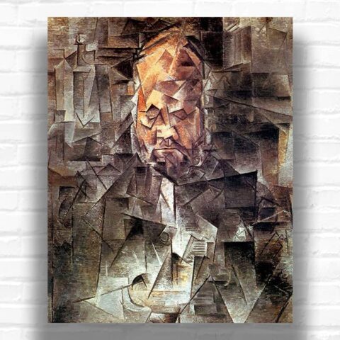 Portrait of Ambroise Vollard by Pablo Picasso Paint by Numbers - Famous Artwork
