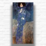 Portrait of Emilie Flöge by Gustav Klimt Paint by Number – Famous Art