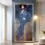 Portrait of Emilie Flöge by Gustav Klimt Paint by Numbers – Famous Art