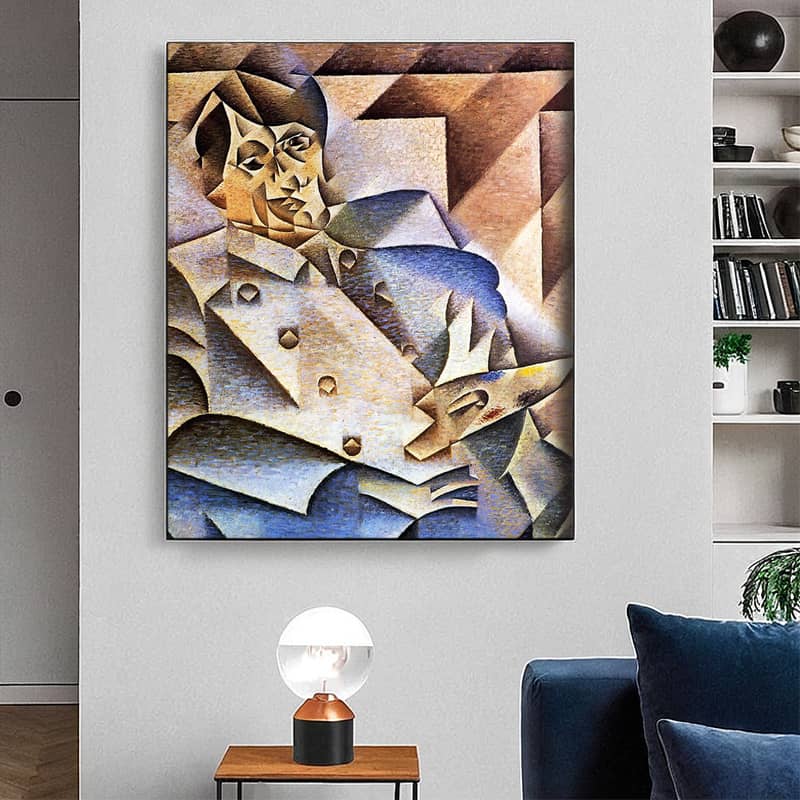 Portrait of Pablo Picasso by Juan Gris Paint by Number - Most Famous Cubism Art