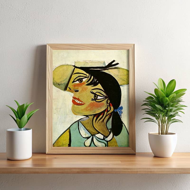 Portrait of Woman in D'hermine Pass (Olga) by Picasso – Paint by Numbers