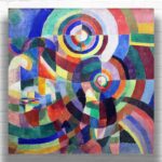 Rhythm by Robert Delaunay 1934 Paint by Numbers – Famous Abstract Geometric Art