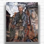 Roma from Figueres by Salvador Dali Paint by Numbers - Expressionism Portrait