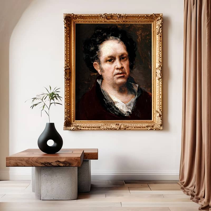 Self-Portrait by Francisco Goya Paint by Number – Classic Romantic Portrait Art