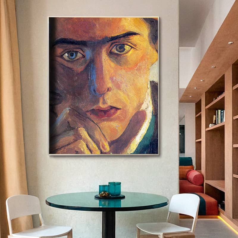 Self-Portrait by Max Ernst Paint by Number - Famous German Artist Portrait