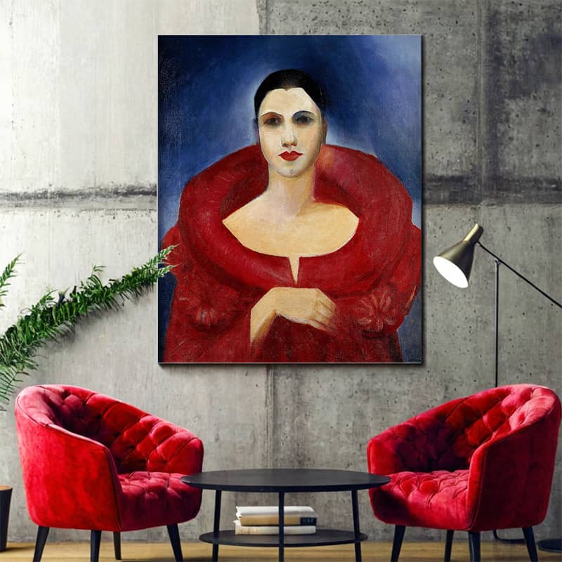 Self-Portrait by Tarsila do Amaral Paint by Number – Famous Modern Art