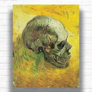Skull by Vincent van Gogh Paint by Numbers - Famous Skull Art