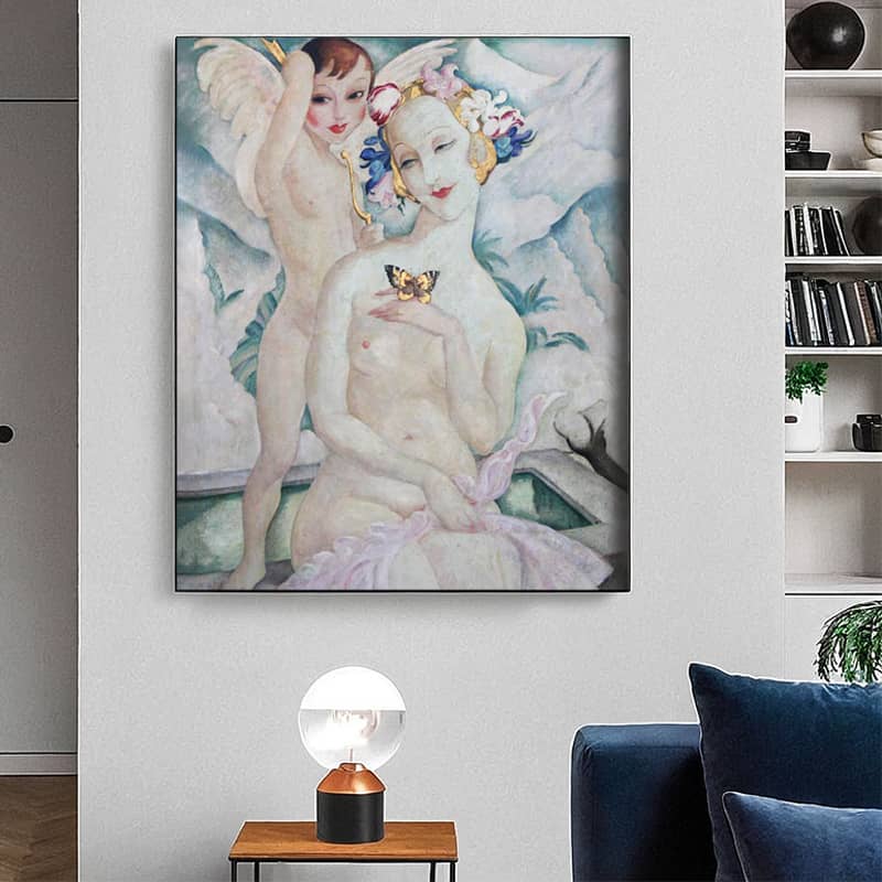 Springtime by Gerda Wegener Paint by Number - Nude Art Deco