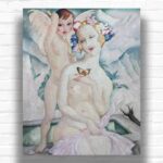 Springtime by Gerda Wegener Paint by Numbers - Nude Art Deco