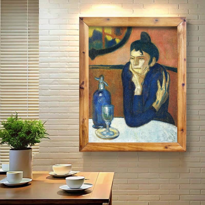 The Absinthe Drinker by Pablo Picasso Paint by Number - Famous Artwork