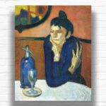 The Absinthe Drinker by Pablo Picasso Paint by Numbers - Famous Artwork