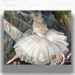 The Ballerina Ulla Poulsen in the Ballet Chopiniana by Gerda Wegener – Paint by Numbers