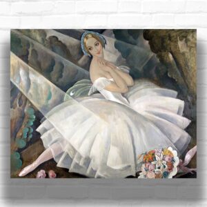 The Ballerina Ulla Poulsen in the Ballet Chopiniana by Gerda Wegener – Paint by Numbers