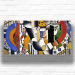 The Circus by Fernand Leger Paint by Number - Large Geometric Cubism Art
