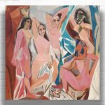 The Girls of Avignon by Pablo Picasso Paint by Numbers - Famous Nude Cubism Art