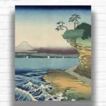 The Hota Coast in Awa Province by Utagawa Hiroshige - Paint by Numbers