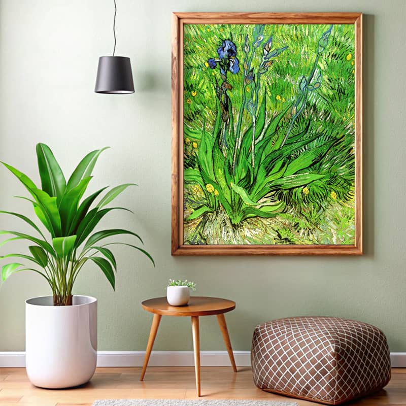 The Iris by Vincent van Gogh Paint by Number - Famous Floral Art