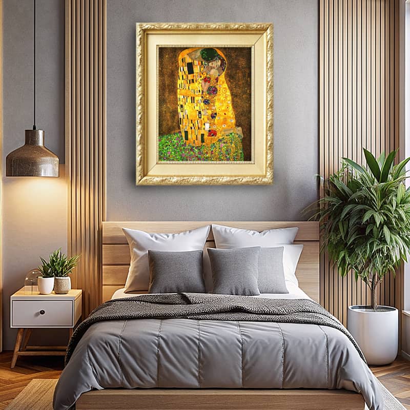 The Kiss by Gustav Klimt Paint by Number – Art Nouveau Famous Art