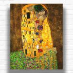 The Kiss by Gustav Klimt Paint by Numbers – Art Nouveau Famous Art