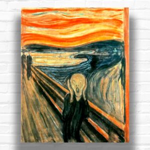 The Scream by Edvard Munch Paint by Numbers - Most Famous Expressionism Art