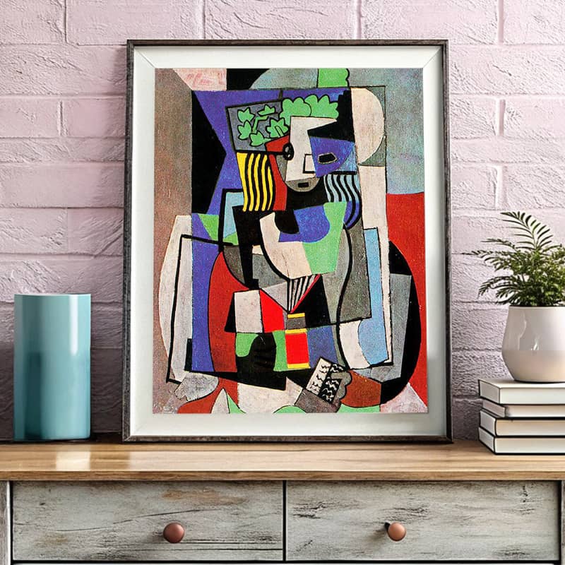 The Student by Pablo Picasso Paint by Number - Famous Cubism Geometric Art
