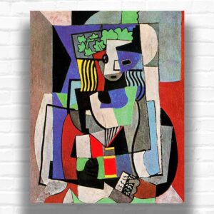 The Student by Pablo Picasso Paint by Numbers - Famous Cubism Geometric Art