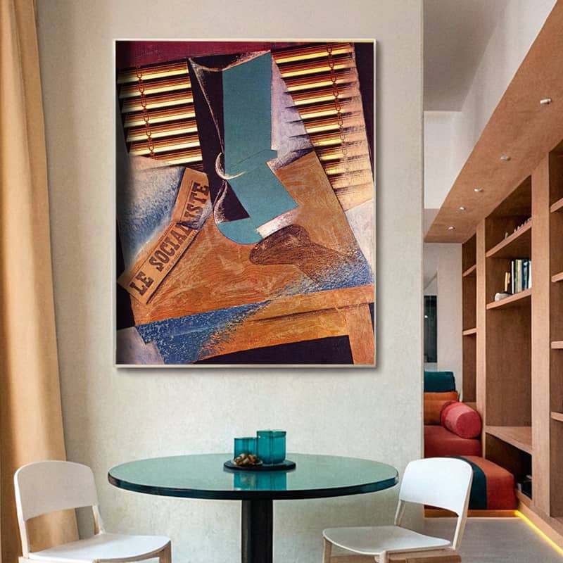 The Sunblind by Juan Gris Paint by Numbers – Famous Cubist Artwork