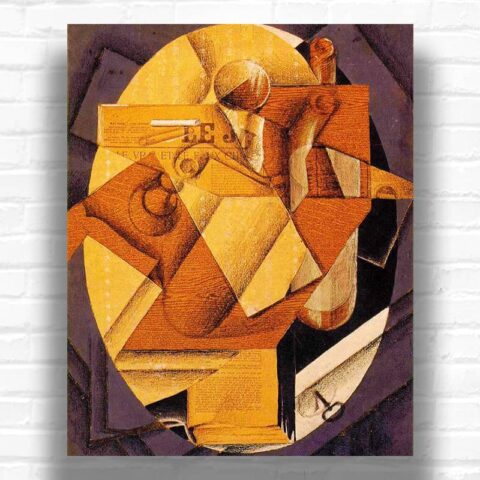 The Table by Juan Gris Paint by Numbers – Famous Cubist Still Life