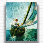 The Tartan 'El Son' by Salvador Dali Paint by Numbers - Famous Sailing Art