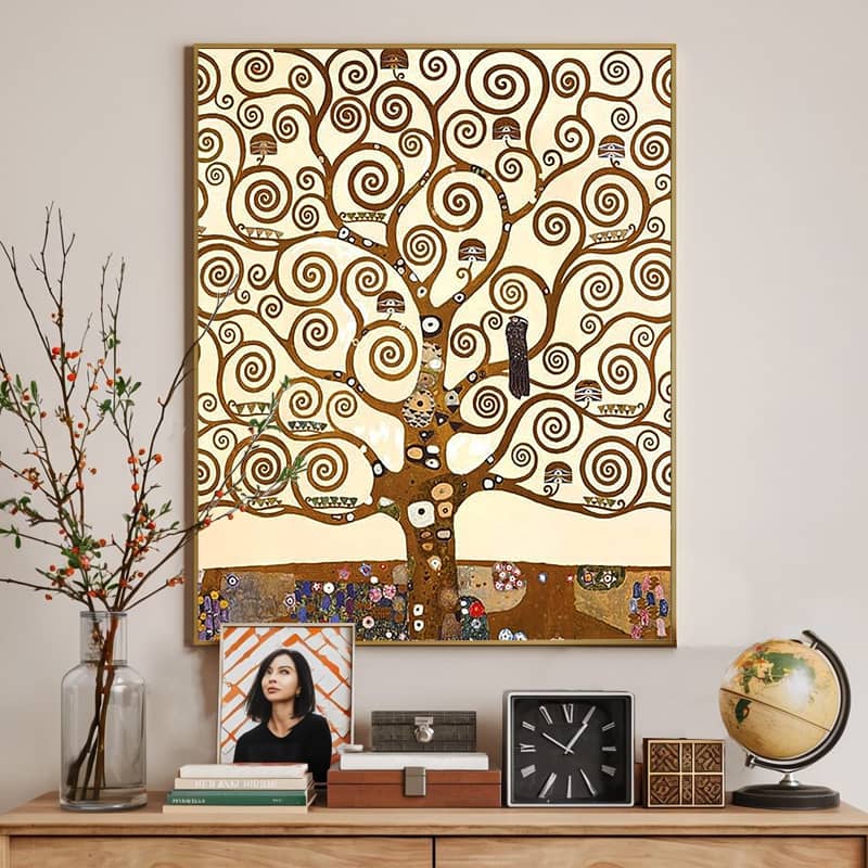 The Tree of Life by Gustav Klimt Paint by Number - Famous Tree Art