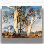 The White Gum by Hans Heysen Paint by Numbers - Australian Bush Landscape Art
